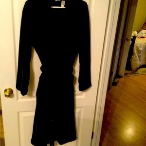 Navy ladies navy long robe. Oh so soft and comfy.